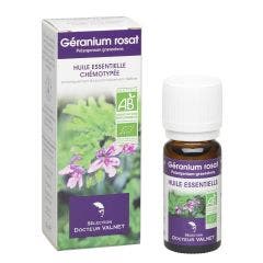 HUILE ESSENTIELLE GERANIUM ROSAT BIO 10ml Dr. Valnet