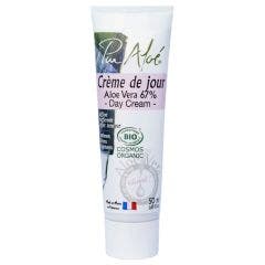 Creme Visage A L'aloe Vera 67% Bio 50ml Pur Aloé
