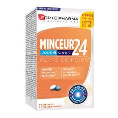 Alimentaire Perte de Poids Jour et Nuit 2x28 comprimés Minceur 24 Forté Pharma