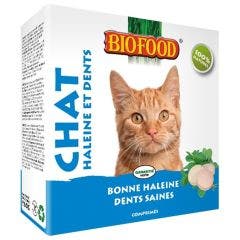 Haleine Et Dents Chat 100 Comprimes Biofood