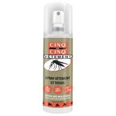 Spray Anti-moustiques Vetements Et Tissus 100ml Cinq Sur Cinq
