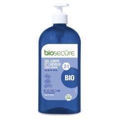 Gel Corps Et Cheveux Sans Savon Bio 730ml Bio Secure