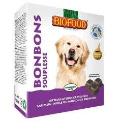 Bonbon Souplesse Douleurs Articulations Et Muscles Saumon Chien 40 Pieces Biofood