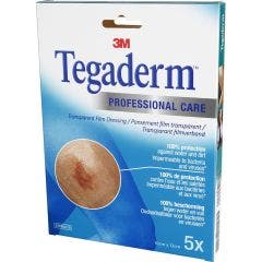 Pansements Adhesifs Transparents 10cmx12cm x5 Tegaderm 3M