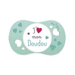 Sucette Physiologique Silicone J'aime Mon Doudou 6 Mois Et Plus Luc Et Lea