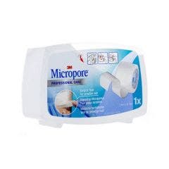 Micropore Sparadrap Blanc Pour Peaux Sensibles 25mm X 9.14m 3M
