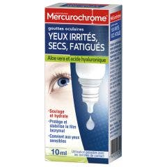 Gouttes 3 En 1 Yeux Secs Irrites Fatigues 10ml Mercurochrome