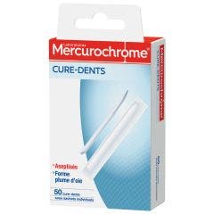 Cure Dents Aseptises X50 Mercurochrome