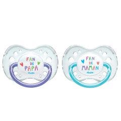 Sucettes Symetriques Silicone 18 Mois Et Plus X2 Dodie