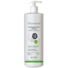 Shampooing Doux Familial Bio 1L Usage Frequent Dermaclay