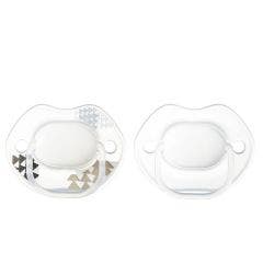 TOMMEE TIPPEE CLOSER TO NATURE SUCETTES SYMETRIQUES SILICONE URBAN STYLE 0-6 MOIS X2