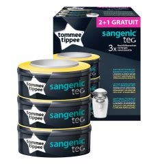TOMMEE TIPPEE SANGENIC TEC RECHARGE POUR POUBELLE BAC A COUCHES X3
