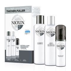 Kit Systeme 2 Soin Densifiant Cheveux Naturels Et Tres Clairsemes 340ml Nioxin