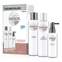 Kit Systeme 3 Soin Densifiant Cheveux Colores Et Legerement Clairsemes 350ml Nioxin