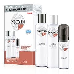 Kit Systeme 4 Soin Densifiant Cheveux Colores Et Tres Clairsemes 340ml Nioxin