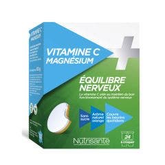 Vitamine C + Magnesium 24 Comprimes Nutrisante
