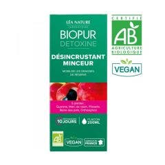Cocktail Detox Desincrustant Minceur Bio 200ml Detoxine Biopur