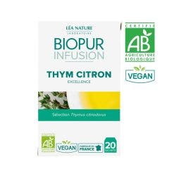 Infusion Thym Citron Bio 20 Sachets Biopur