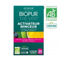 The Vert Activateur Minceur Bio 20 Sachets Biopur