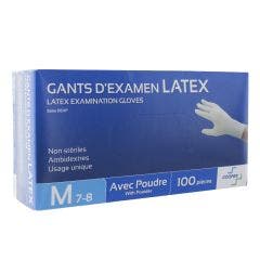 EMILABO GANTS LATEX M 7-8 X100 Cooper