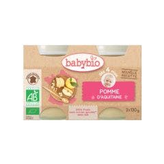 Petits Pots Bio Des 4 Mois 2x130g Fruits Babybio