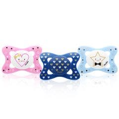 Sucette Anatomique En Silicone Collection Bebe Chic 6 Mois Et Plus Dodie