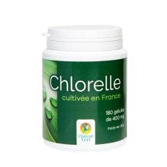 Chlorelle Cultivee En France 180 Gelules 130g Flamant Vert