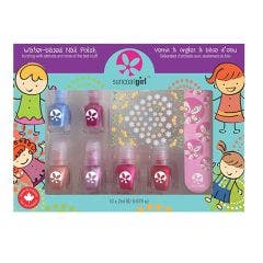 Kit De Vernis Mini Mani 6 Mini Vernis + Lime A Ongles + Stickers 2ml Suncoat Girl