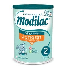 Expert Actigest 2 Lait En Poudre Formule Epaissie 6-12 Mois 800 g Modilac