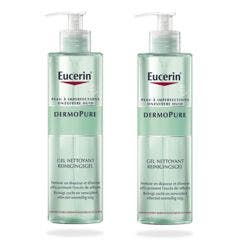 Duo Gel Nettoyant Peaux A Imperfections 2x400ml Dermopure Eucerin