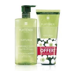 Shampooing Extra-doux 500ml+200ml offerts Naturia René Furterer