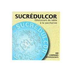 SUCREDULCOR EDULCORANT A LA SACCHARINE 600 COMPRIMES