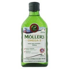Omega-3 Huile De Foie De Morue Liquide Sans Arome 250 ml Moller'S