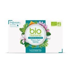 Bio Infusion Confort De La Gorge 20 Sachets Nutrisante