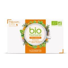 Bio Infusion Foie Et Intestin 20 Sachets Nutrisante