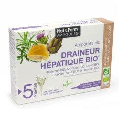 DRAINEUR HEPATIQUE BIO 20 ampoules Nat&Form