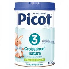 3 Lait En Poudre Croissance Nature 10 Mois A 3 Ans 800 g Picot
