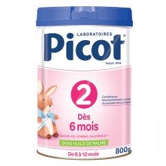 2 Lait En Poudre 6-12 Mois 800 g Picot
