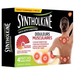 Syntholkine 4 Patchs Chauffant 8h Douleurs Musculaires Synthol