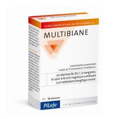 11 vitmaines et 5 minéraux 30 gélules Multibiane Pileje