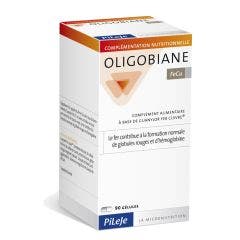 Oligobiane Fer Cuivre 90 Gelules Pileje