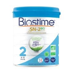 BIOSTIME 2 LAIT DE SUITE EN POUDRE 6-12 MOIS SN-2 BIO PLUS 800G