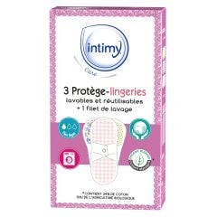 Care Protege Lingerie Lavable Et Reutilisable X3 + Filet De Lavage Intimy