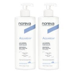 Lait Corporel Hydratant Peaux Deshydratees 2x400 ml Aquareva Noreva