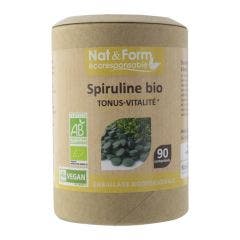 SPIRULINE BIO 90 COMPRIMES 90 comprimés Nat&Form