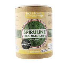Spiruline Francaise Ecocert 180 Capsules Ecoresponsable Nat&form Nat&Form