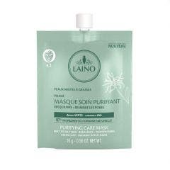 Masque Soin Purifiant Verte Peaux Mixtes A Grasses Laino 16g Laino