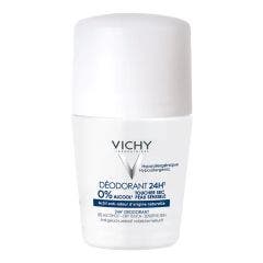24h Toucher Sec 50ml Déodorant Roll-on Peaux Sensibles Vichy