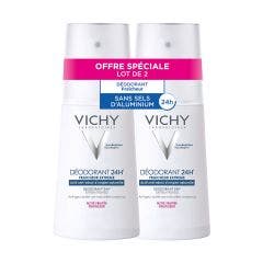 Fraicheur Extreme 24h 2x100ml Déodorant Spray Vichy
