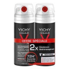 Roll-on Anti Transpirant Triple Diffusion 72h 2x150ml Vichy